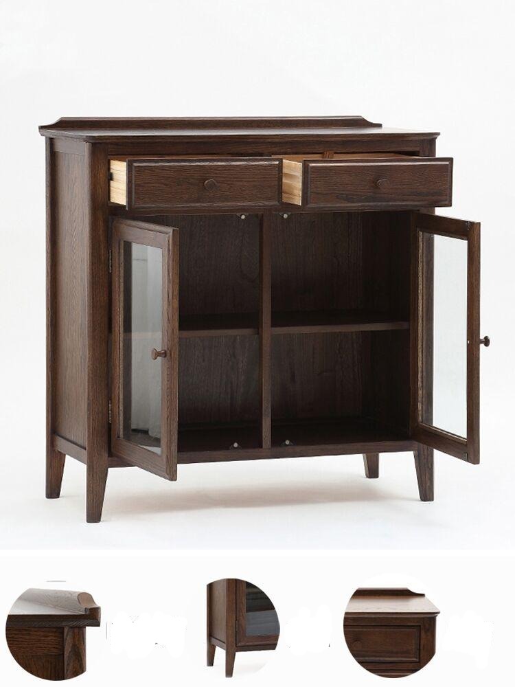 Buffet tout en bois massif AKI de conception américaine