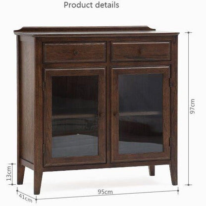 Buffet tout en bois massif AKI de conception américaine