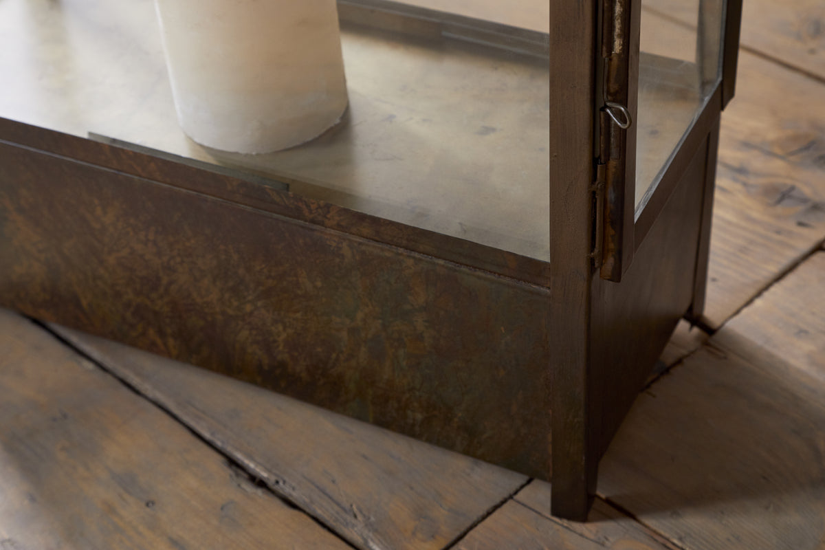 Lanterne Large Akoko - Patine Marron