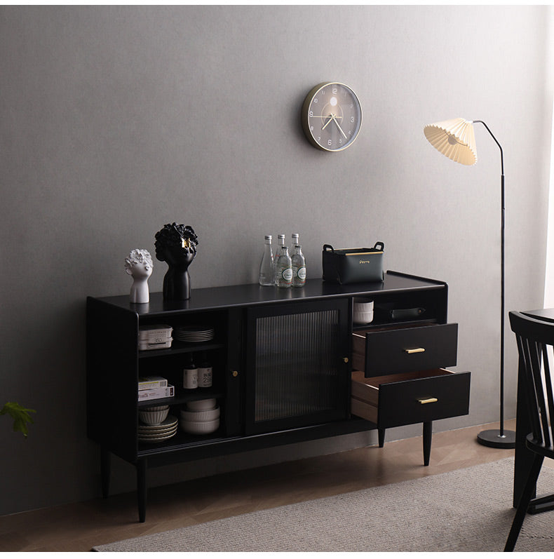 Buffet AMALIA Scandinavia Buffet moderne en bois massif (4 couleurs)