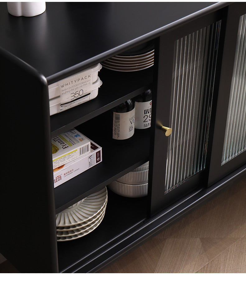 Buffet AMALIA Scandinavia Buffet moderne en bois massif (4 couleurs)