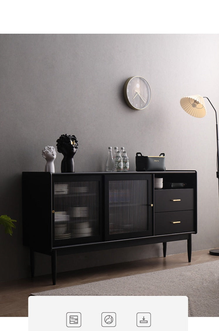 Buffet AMALIA Scandinavia Buffet moderne en bois massif (4 couleurs)