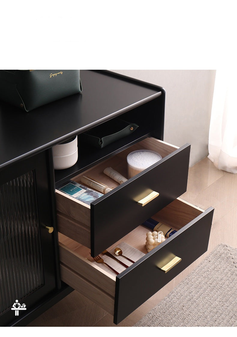 Buffet AMALIA Scandinavia Buffet moderne en bois massif (4 couleurs)