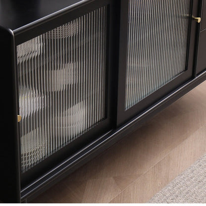 Buffet AMALIA Scandinavia Buffet moderne en bois massif (4 couleurs)