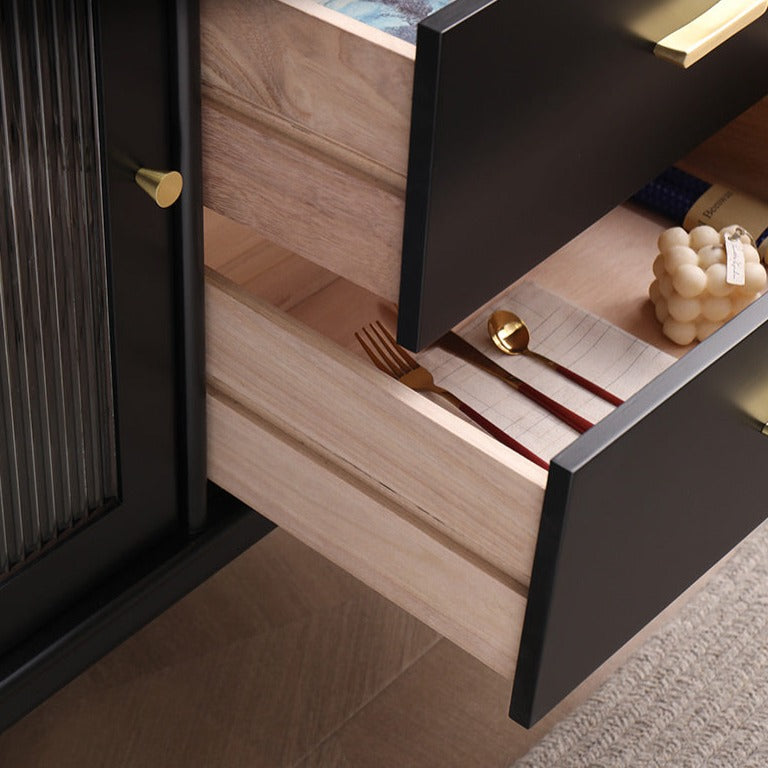 Buffet AMALIA Scandinavia Buffet moderne en bois massif (4 couleurs)