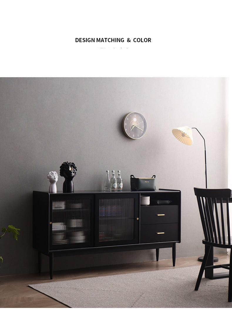 Buffet AMALIA Scandinavia Buffet moderne en bois massif (4 couleurs)