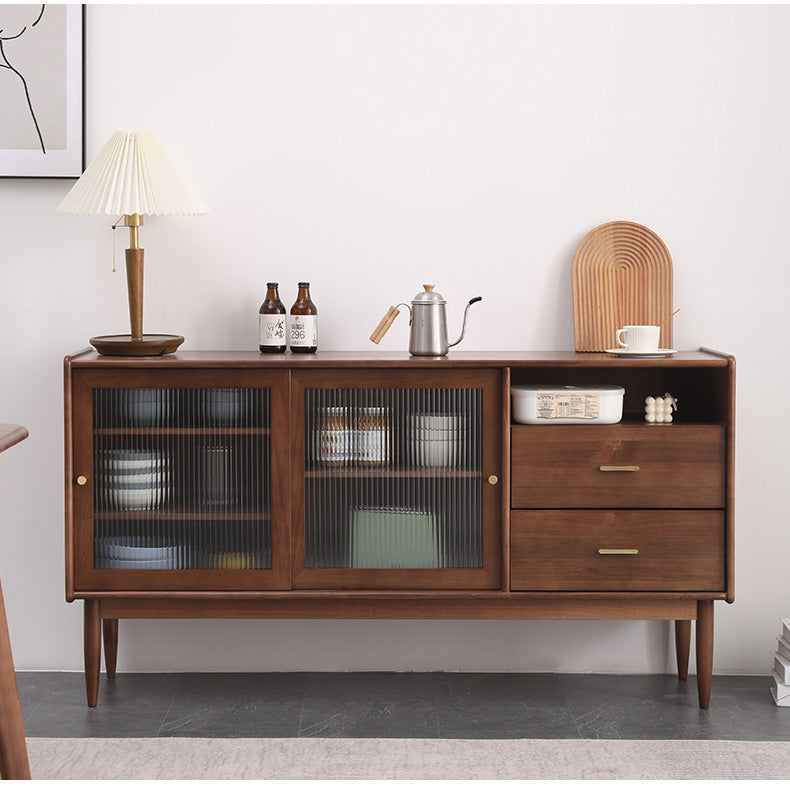 Buffet AMALIA Scandinavia Buffet moderne en bois massif (4 couleurs)