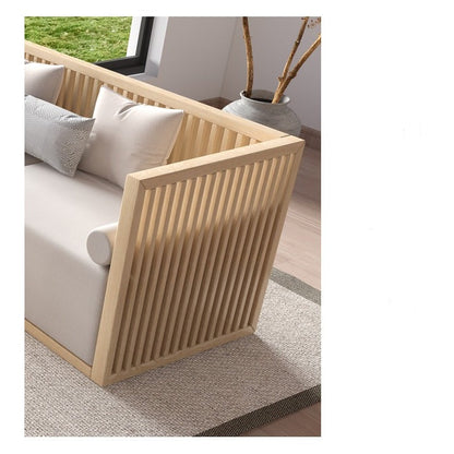 ANIYAH OHIO HILTON Canapé japonais en latex Frêne nordique