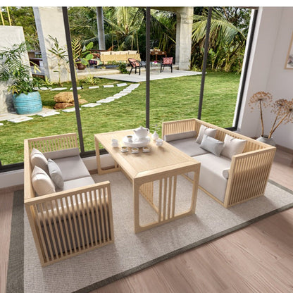 ANIYAH OHIO HILTON Canapé japonais en latex Frêne nordique