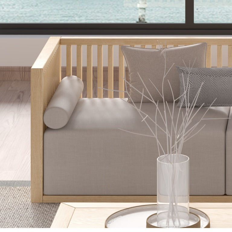 ANIYAH OHIO HILTON Canapé japonais en latex Frêne nordique