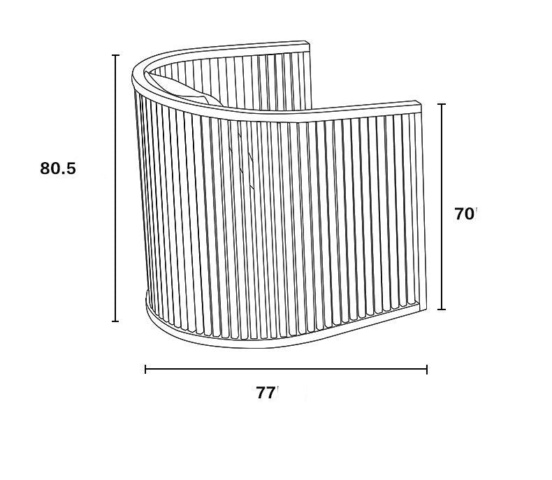 ANIYAH OHIO HILTON Canapé japonais en latex Frêne nordique