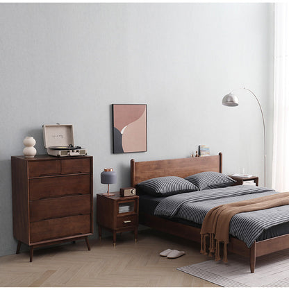 Commode scandinave en bois massif ANN (4 couleurs, 2 tailles)