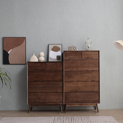 Commode scandinave en bois massif ANN (4 couleurs, 2 tailles)