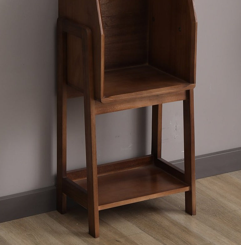 Bibliothèque en pin massif ANTHONY Rangement précieux / Livres