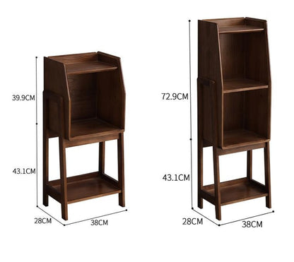 Bibliothèque en pin massif ANTHONY Rangement précieux / Livres