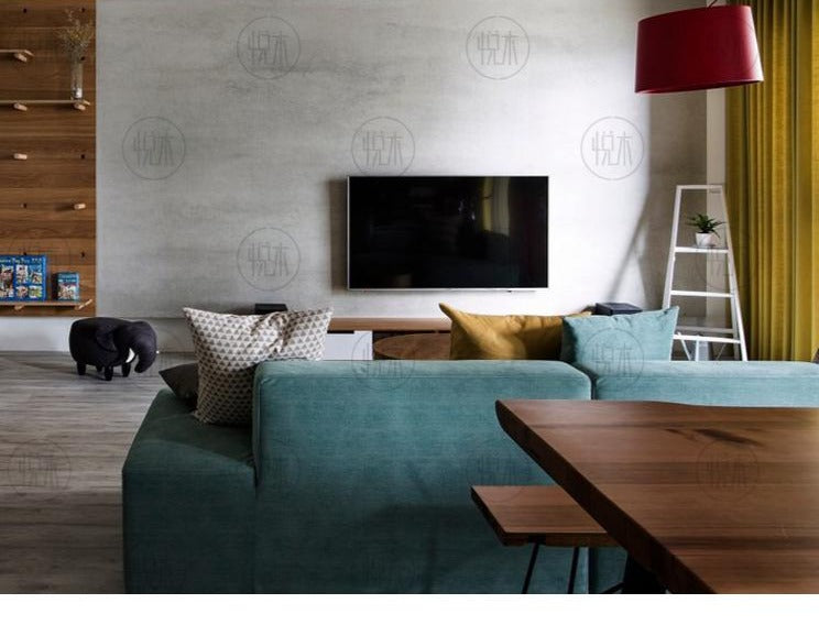 Table à manger en bois massif ANTONIO, style nordique, moderne, minimaliste, scandinave