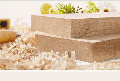 Canapé scandinave de luxe ARIA en bois massif de style nordique (couleur noyer/naturel, ensemble de 10 combinaisons)