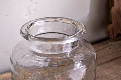 Vase en verre recyclé Akra - Transparent