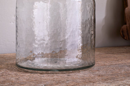 Vase en verre recyclé Akra - Transparent