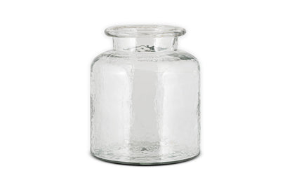 Vase en verre recyclé Akra - Transparent