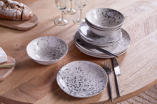 Service de table Ama Splatter (lot de 12)