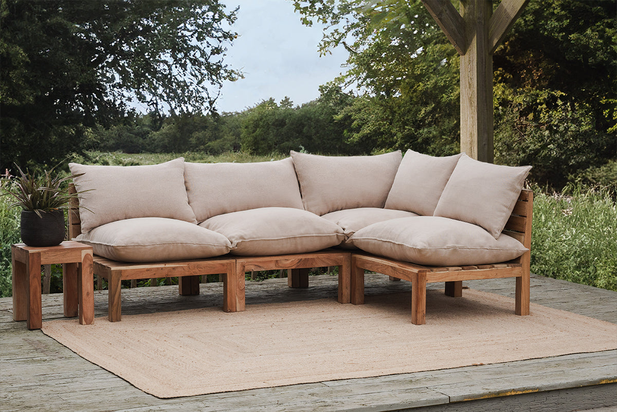 Coin Modulaire Anbarasi Acacia - Naturel