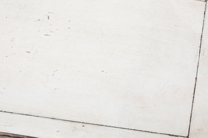 Table d'appoint de lit Dongbei blanche antique