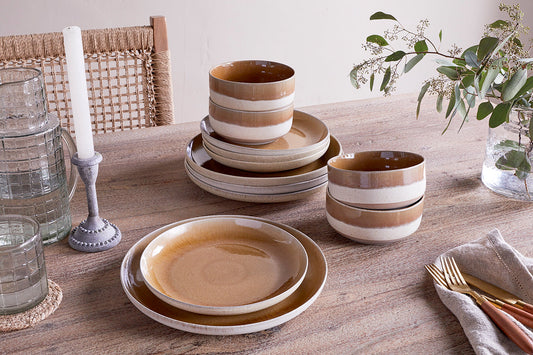 Service de table Arici - Sable - (Ensemble de 12)