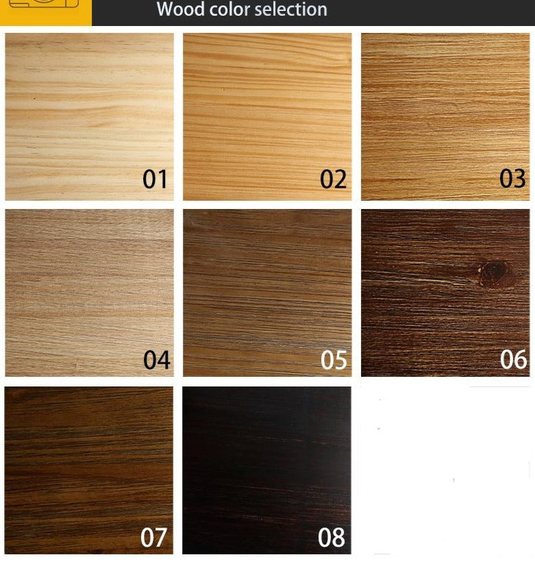 Table à manger moderne en bois massif de style loft AUSTIN