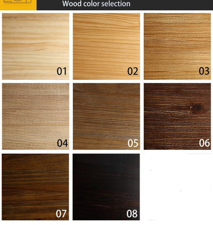 Table à manger moderne en bois massif de style loft AUSTIN