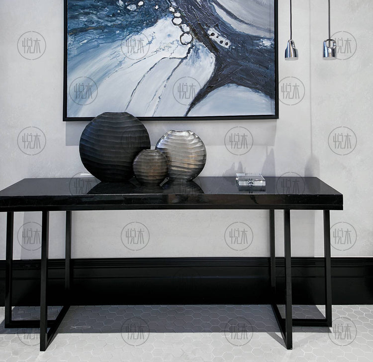 BEAU Console Table Canapé Nordique Simple Américain En Bois Massif Affichage