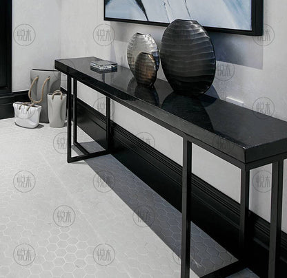 BEAU Console Table Canapé Nordique Simple Américain En Bois Massif Affichage