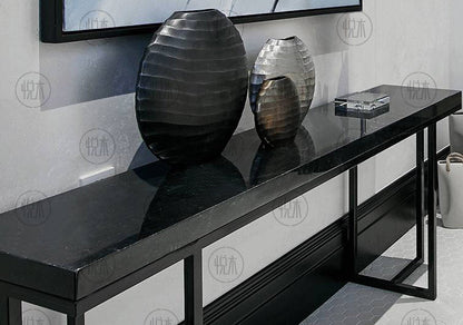 BEAU Console Table Canapé Nordique Simple Américain En Bois Massif Affichage