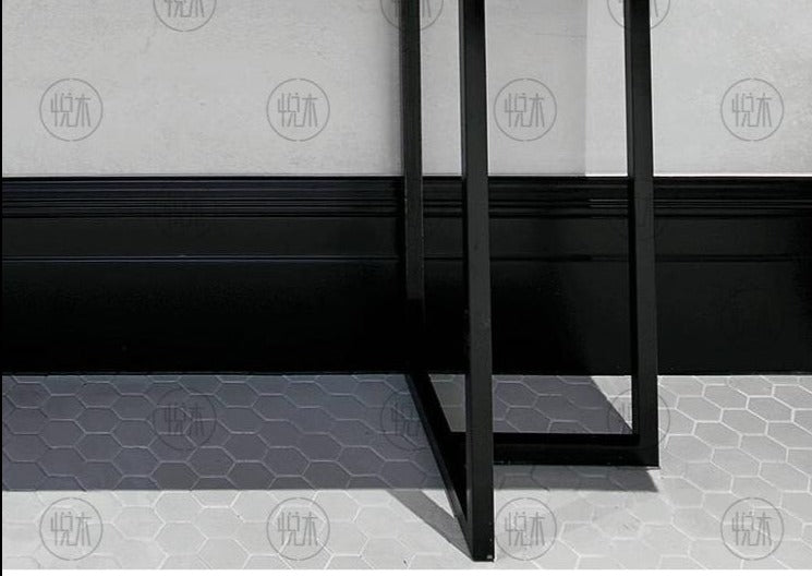 BEAU Console Table Canapé Nordique Simple Américain En Bois Massif Affichage