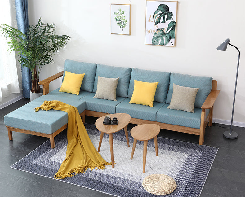 Canapé nordique moderne en bois massif BENTLEY