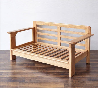 Canapé nordique moderne en bois massif BENTLEY