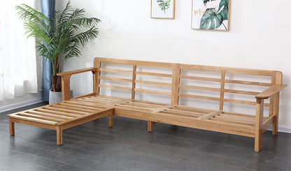 Canapé nordique moderne en bois massif BENTLEY