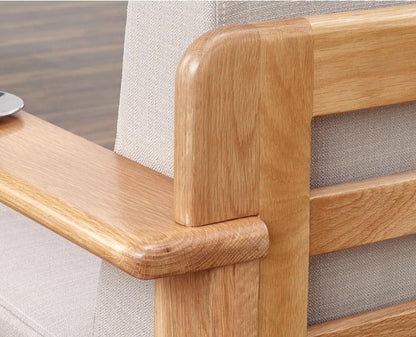 Canapé nordique moderne en bois massif BENTLEY