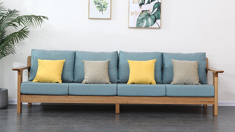 Canapé nordique moderne en bois massif BENTLEY