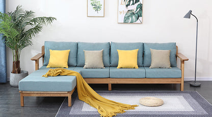 Canapé nordique moderne en bois massif BENTLEY