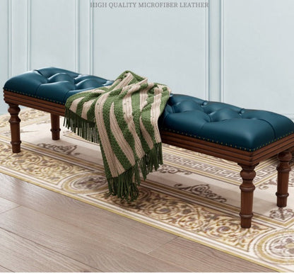 Tabouret de lit américain BOSTON HILTON (2 couleurs)