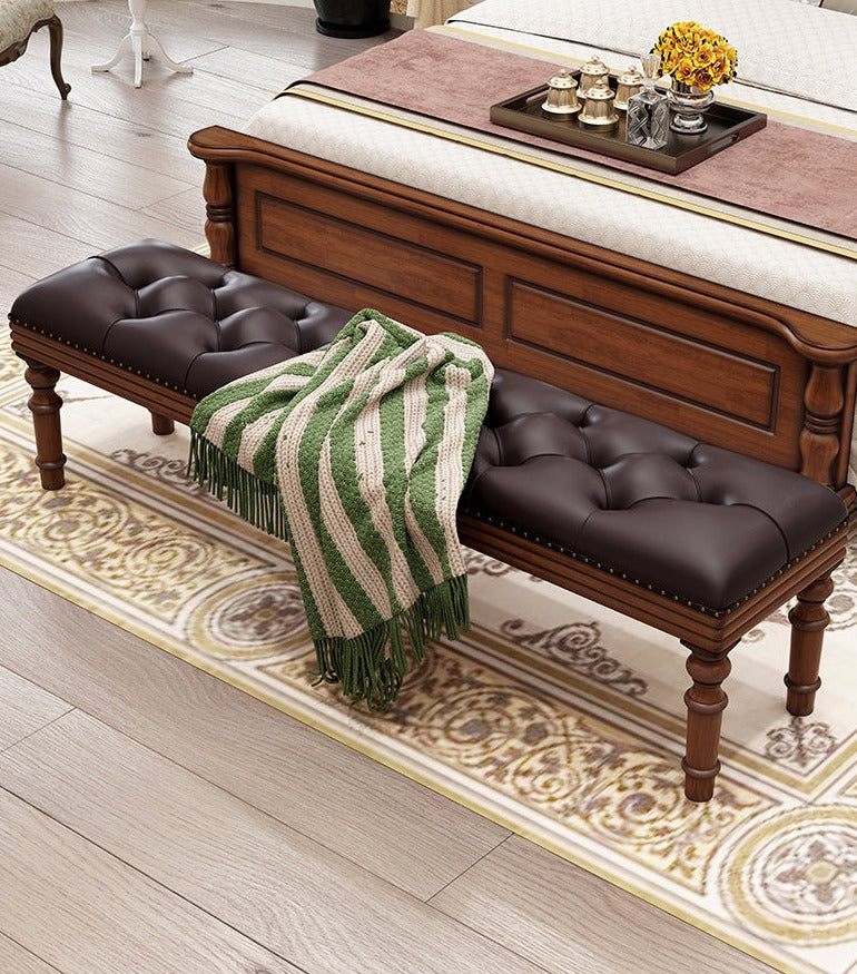 Tabouret de lit américain BOSTON HILTON (2 couleurs)