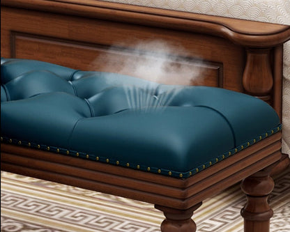 Tabouret de lit américain BOSTON HILTON (2 couleurs)