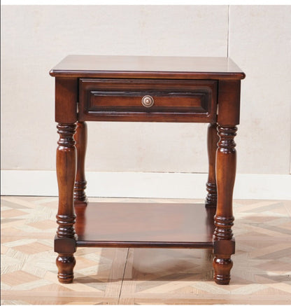 Canapé américain en bois massif BOSTON HILTON avec accoudoirs 1+2+3 et assise en cuir et tissu