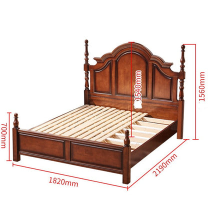 Lit de rangement BOSTON HILTON de style américain et européen avec tiroir et vérin pneumatique