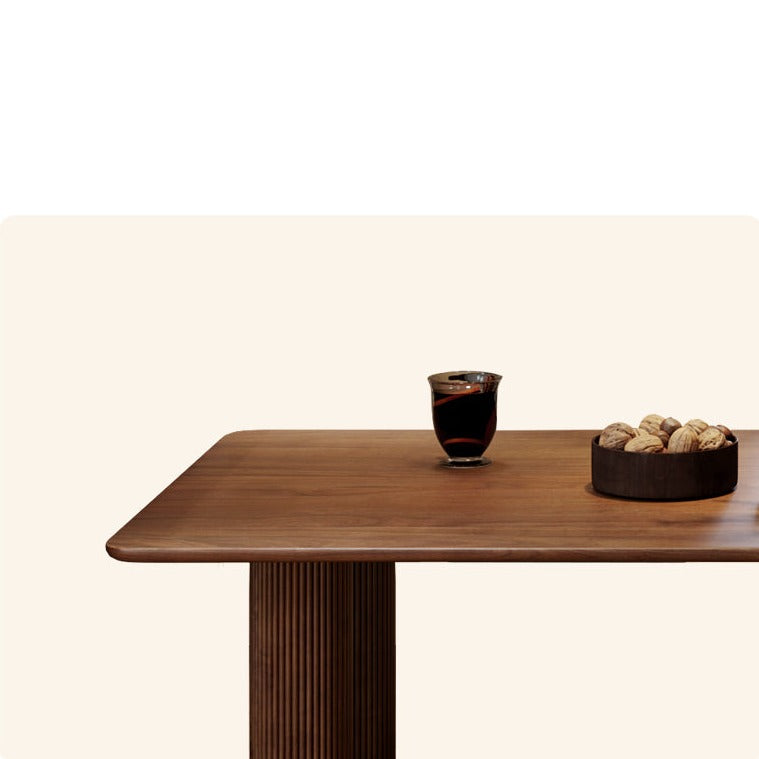 BRIELLA Table à manger moderne REGIS en bois massif nordique