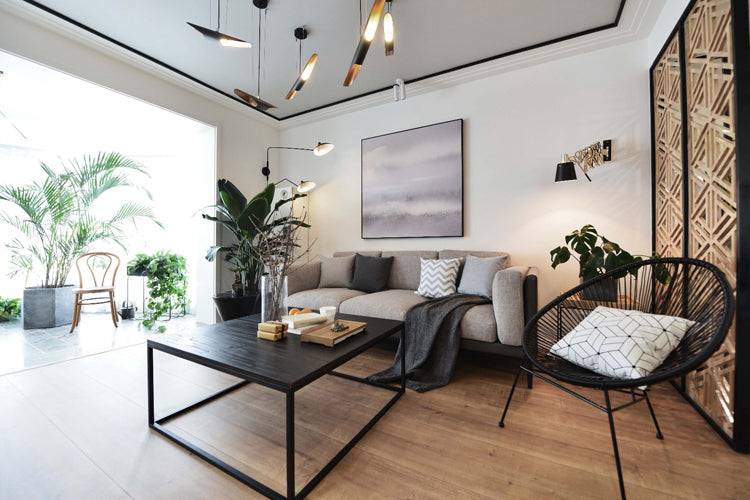 Table basse japonaise scandinave Bailey RADISSON moderne et minimaliste