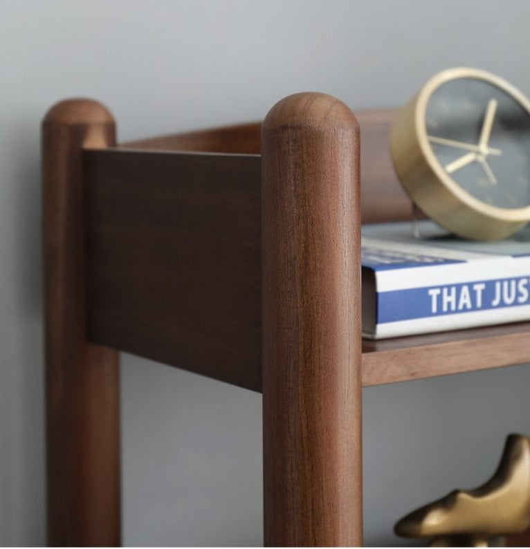 Bibliothèque de rangement BENJAMIN en bois massif 
