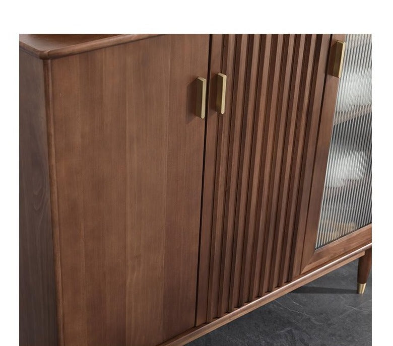 Armoire de rangement/armoire à chaussures Brandon en bois massif 