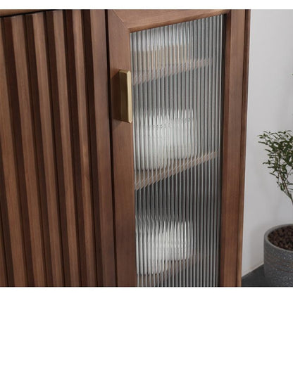 Armoire de rangement/armoire à chaussures Brandon en bois massif 